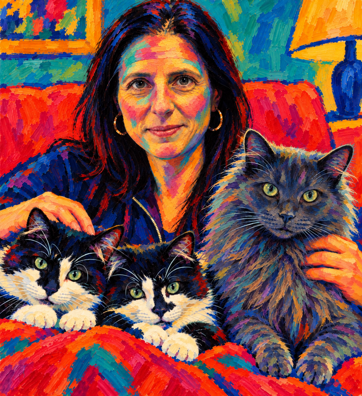 Olga (in the style of Matisse)
