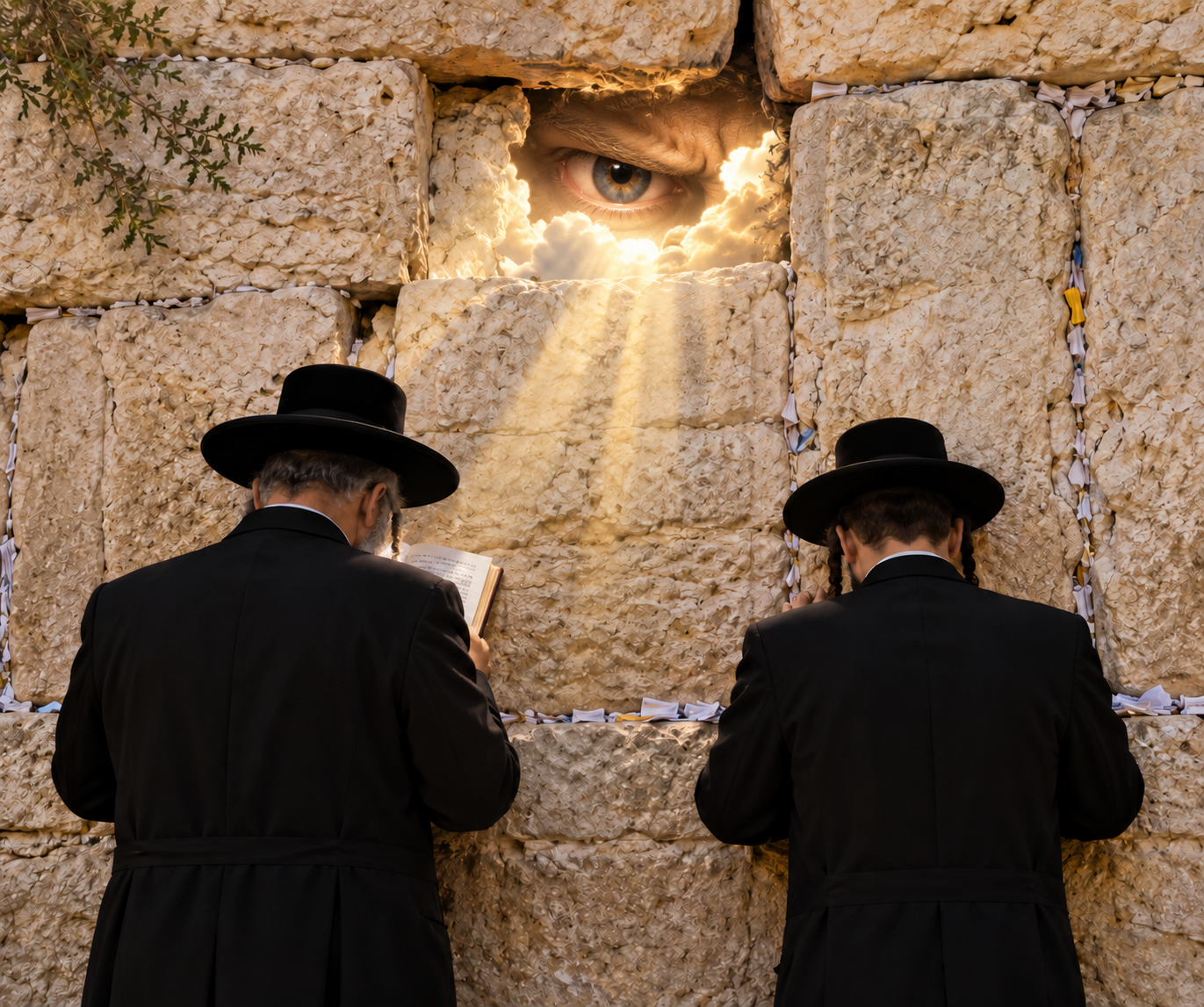 At the Wailing Wall (Version 1)